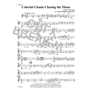 Colorful Clouds Chasing the Moon - Violin 2