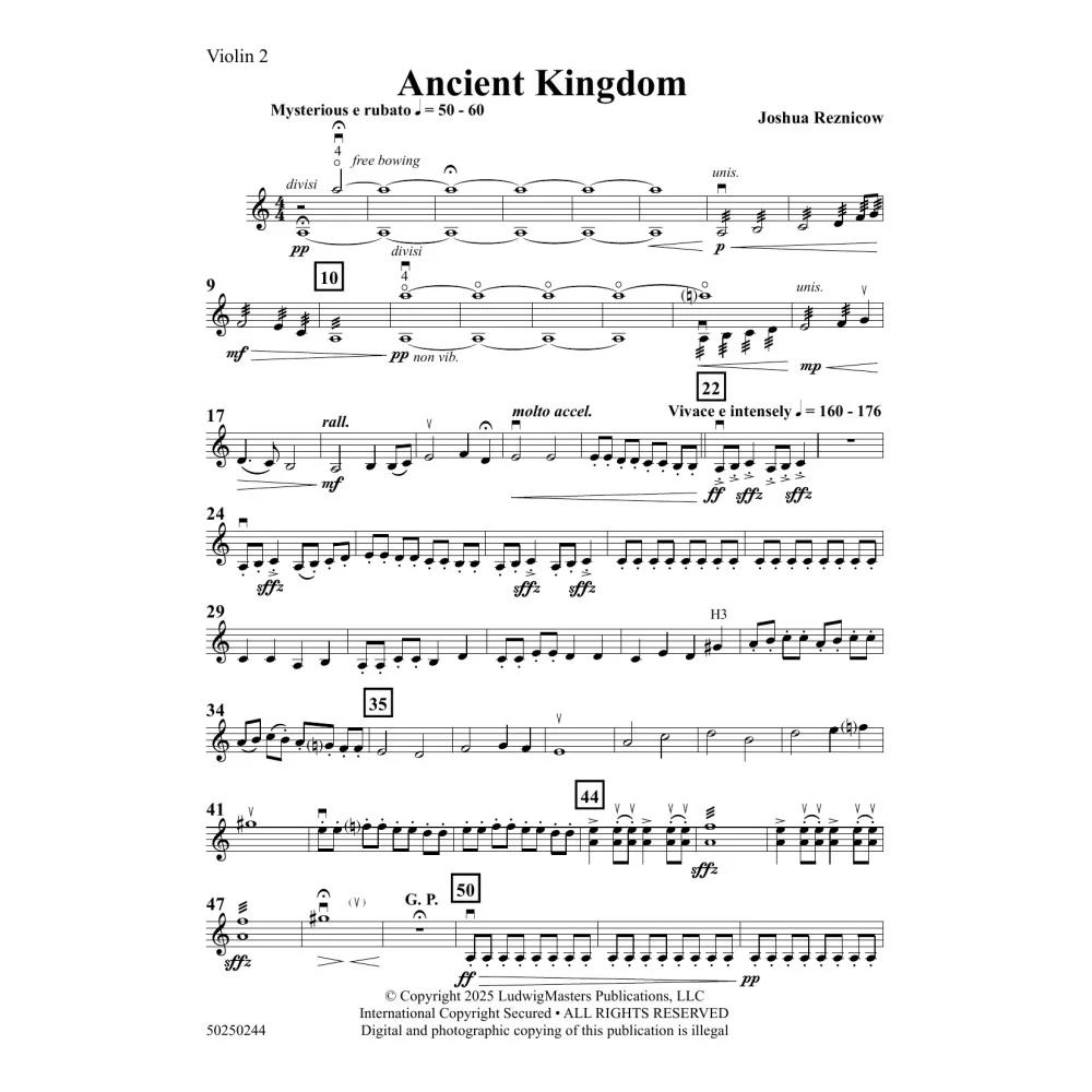 Ancient Kingdom - Violin 2