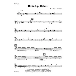 Rosin Up, Riders - Violin 1