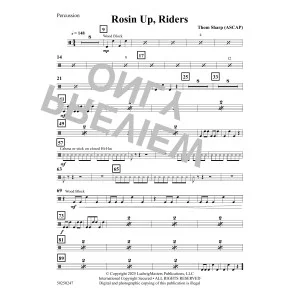 Rosin Up, Riders - Percussion