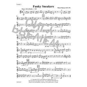 Funky Sneakers - Violin 1