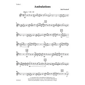 Ambulations - Violin 1