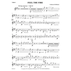 Feel the Fire - Violin 1