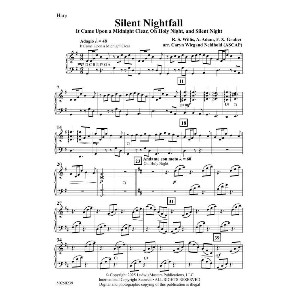 Silent Nightfall - Harp