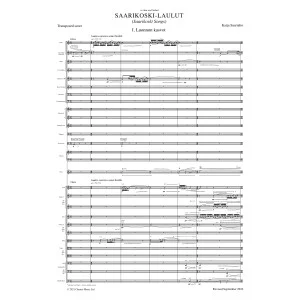 Saarikoski-laulut (Orchestra version) - Study Score