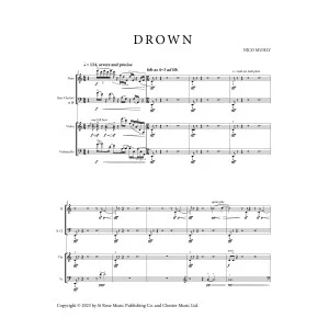 Drown - Full Score