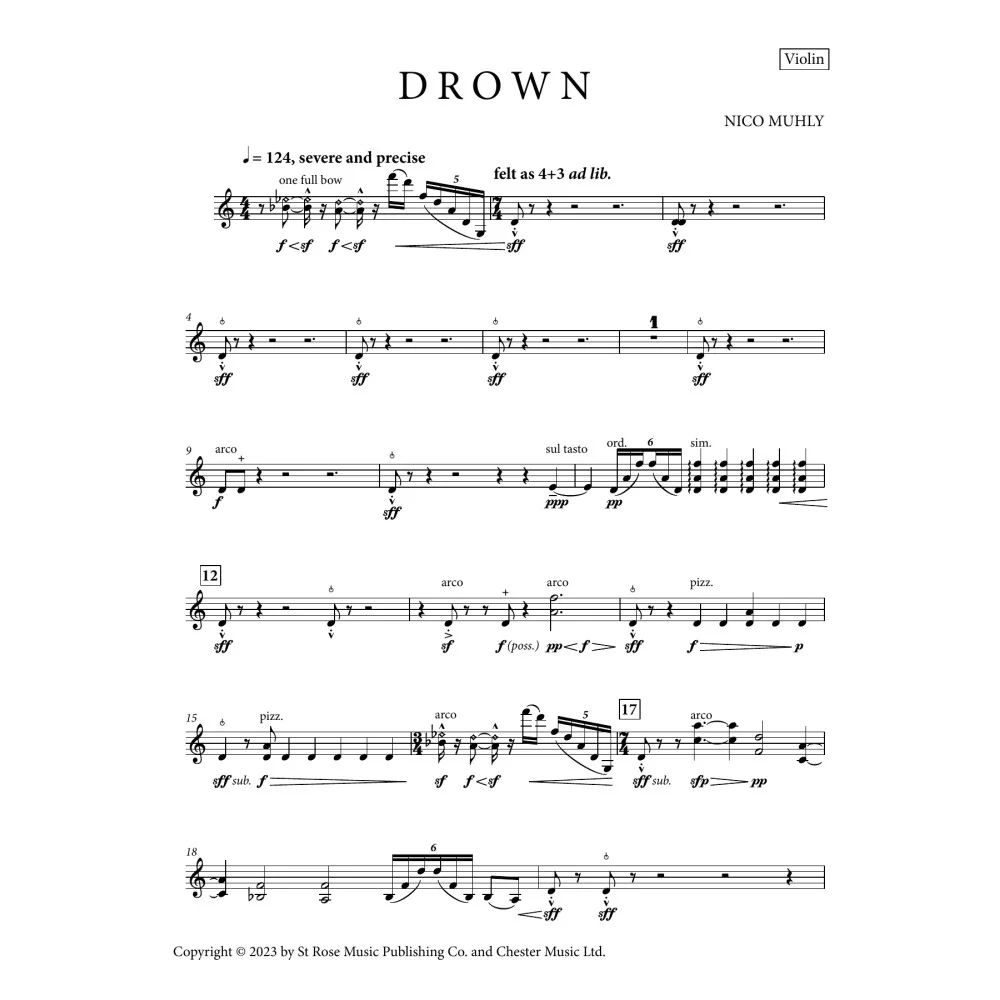 Drown - Violin