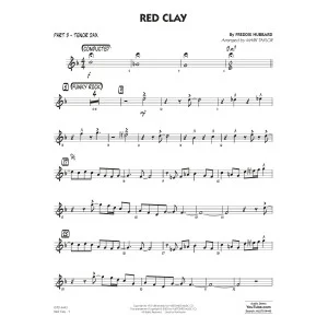 Red Clay (arr. Mark Taylor) - Part 3 - Bb Tenor Sax