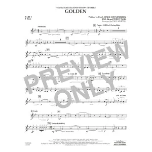 Golden (from KPop Demon Hunters) (arr. Paul Murtha) - Pt.3 - F Horn