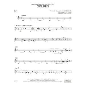 Golden (from KPop Demon Hunters) (arr. Paul Murtha) - Pt.4 - F Horn