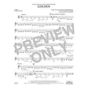 Golden (from KPop Demon Hunters) (arr. Paul Murtha) - Pt.5 - Bb Bass Clarinet