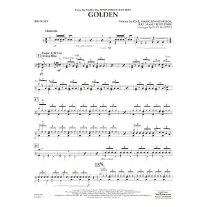 Golden (from KPop Demon Hunters) (arr. Paul Murtha) - Drum Set