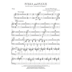 Polka And Fugue (from Schwanda, the Bagpiper) (arr. Bainum) - Harp