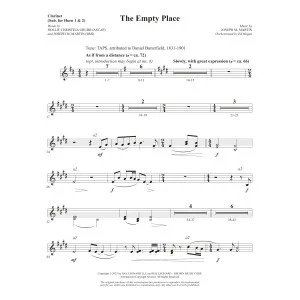 The Empty Place - Clarinet (sub. Horn 1-2)