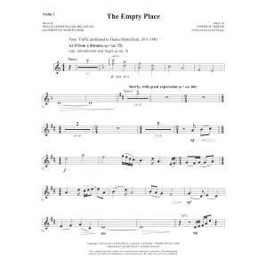 The Empty Place - Violin 1
