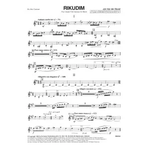 Rikudim - Eb Alto Clarinet