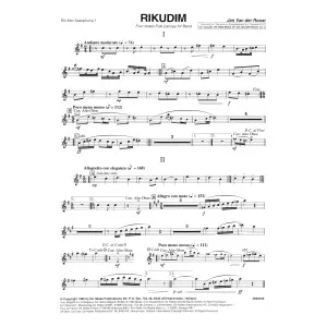 Rikudim - Eb Alto Saxophone 1