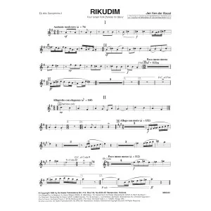 Rikudim - Eb Alto Saxophone 2