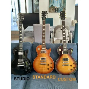 Pack Les Paul (studio+Standard+Custom VOS)