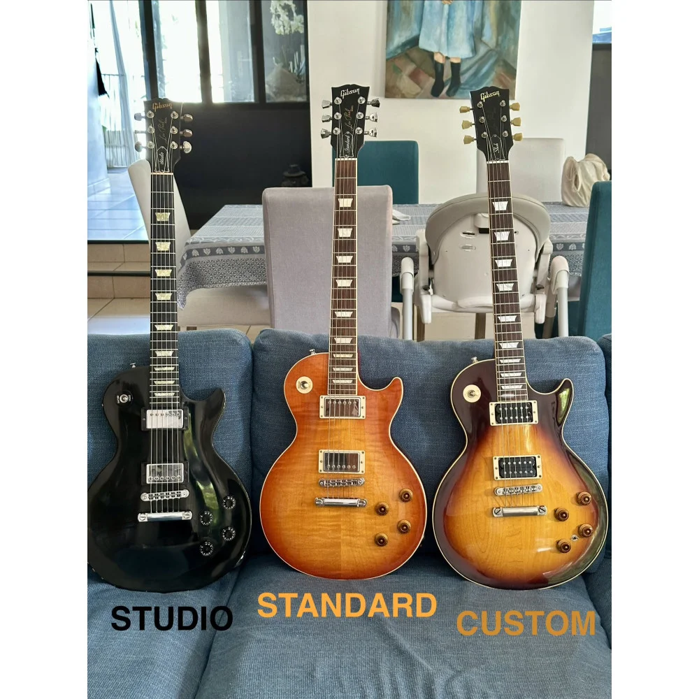 Pack Les Paul (studio+Standard+Custom VOS) Il ne faut jamais séparer les familles 😁 !