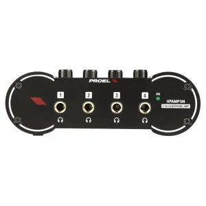 Proel Sound 4 CHANNEL HEADPHONES AMPLIFIER - HPAMP104