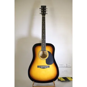 Delson Delson Westerngitarre F-400 Sunburst - Akustikgitarre für Anfänger 4/4