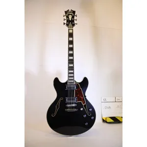 D'Angelico Premier DC Black Flake - Guitarra Semi-Hollow Doble Corte | Green Musicians