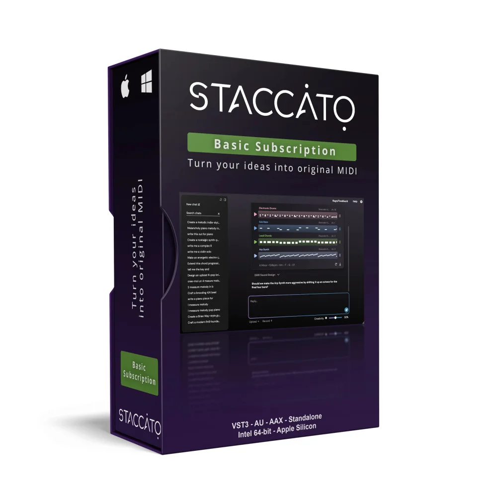 Staccato Ai Staccato Basic - One Year Subscription