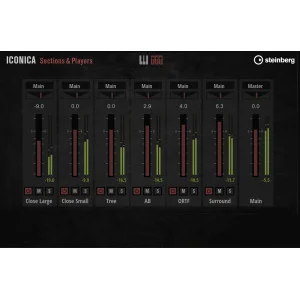 Steinberg Iconica Sections & Players