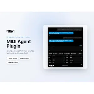 Midiagent AI MIDI Generator Plugin