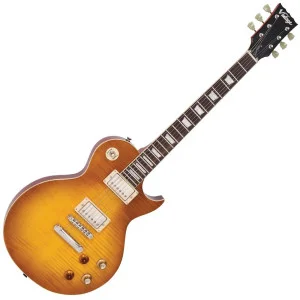 VINTAGE V100PGM Original Finish Lemon Drop – Guitarra Eléctrica Caoba y Arce