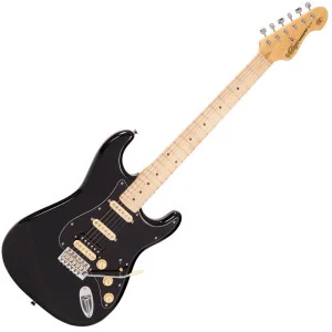 Vintage V6HMBB – Guitarra Eléctrica V6H Reissued Negro Brillante | Green Musicians