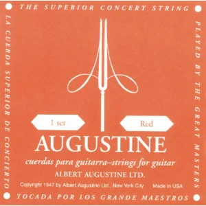 Jeu de cordes "Rouge" pour guitare classique Nylon clair - Filé argent | Cordes tension normale