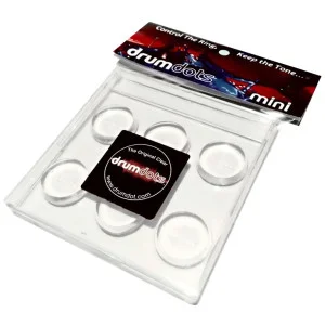 Mini-Gel-Oberton-Dämpfer für Schlagzeug, 6 Stück - Green Musicians
