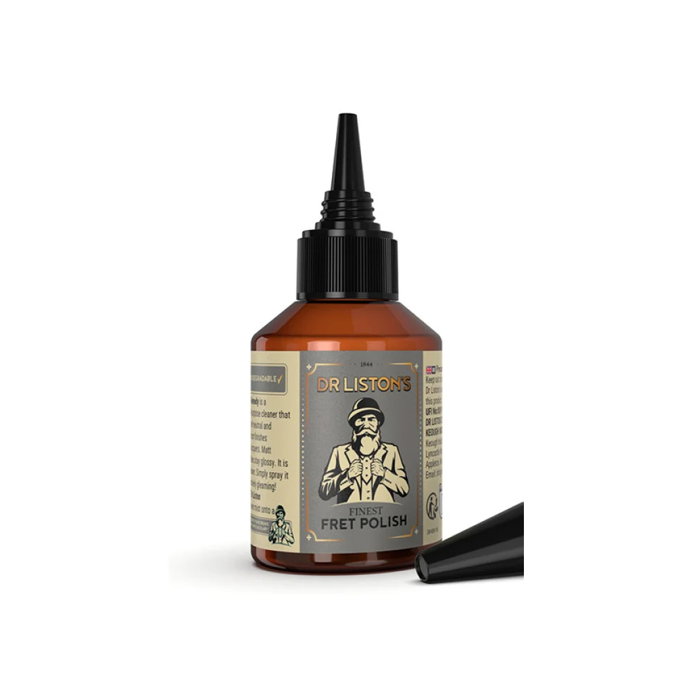 Dr Liston's FINEST FRET POLISH 50ML - Guitar Fret Cleaner and Polish