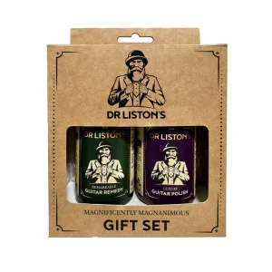Dr Liston's GUITAR REMEDY+GIG POLISH+CLOTH | Set de regalo completo para el cuidado de la guitarra