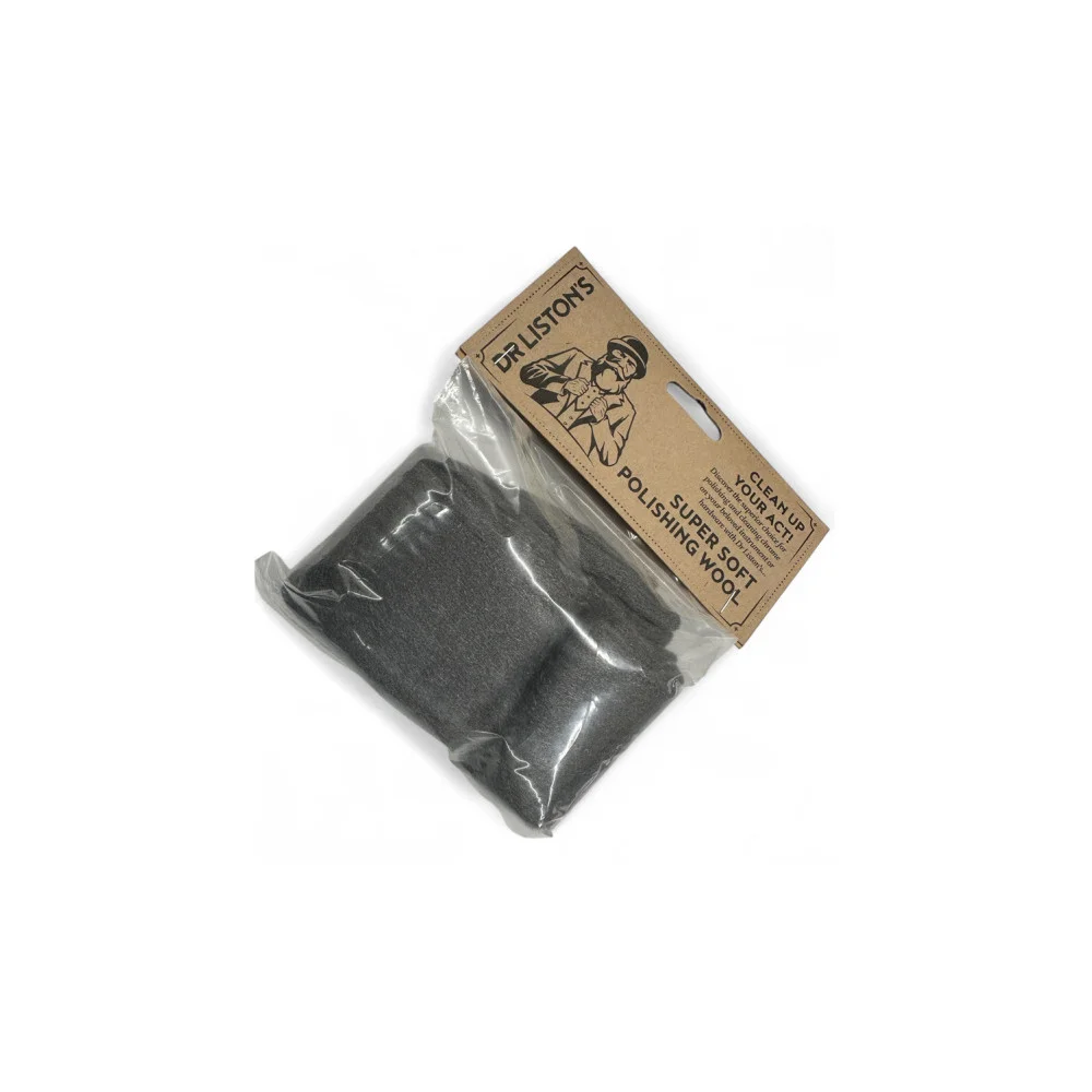 SUPER SOFT POLIERWOLLE 2M - Premium 0000-Grade Polierwolle für Chrom & Metall | Dr Liston