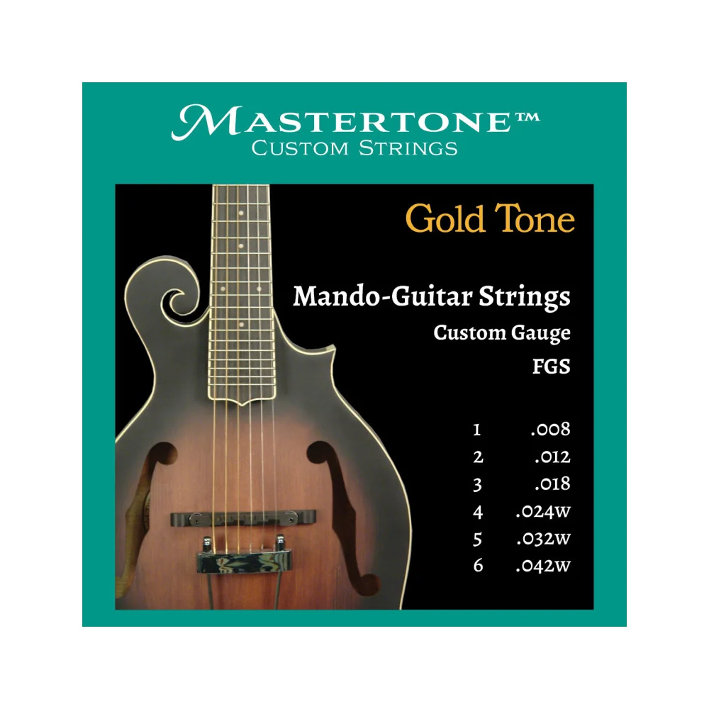 Cordes pour guitare mandoline de type F, tirant sur mesure | Gold Tone