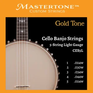 Cuerdas de calibre ligero para banjo violonchelo de 5 cuerdas | Green Musicians