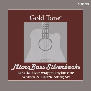 Cuerdas LaBella Silverback Nylon - Juego para micrófono de bajo y bajo-ukulele | Green Musicians