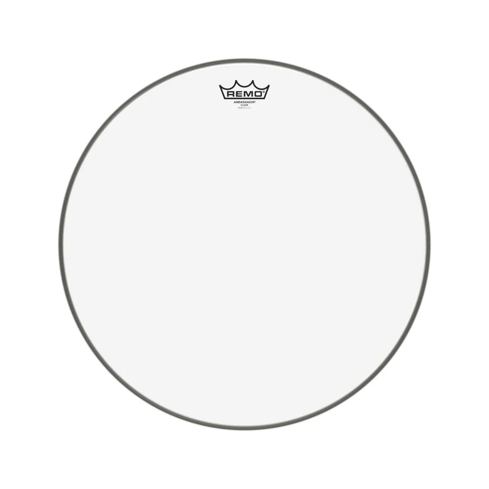 Parche Ambassador Transparente 18" para Tom de piso | Green Musicians
