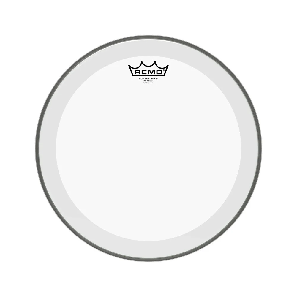 Parche Powerstroke 4 transparente 13" doble capa para Tom | Green Musicians