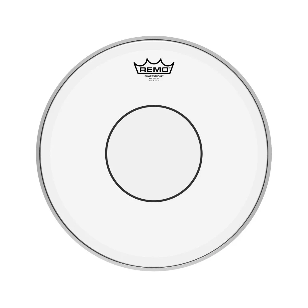 Peau Powerstroke 77 transparente 14" double pli pour caisse claire et tom de parade
