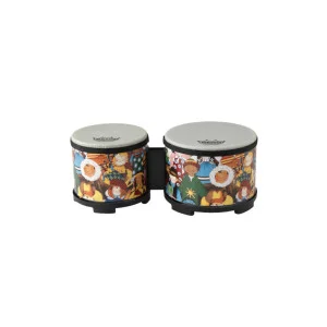 Bongo "Rhythm Club" 5/6" x 5.5" - Bongo ligero y colorido para niños y principiantes | Green Musicians