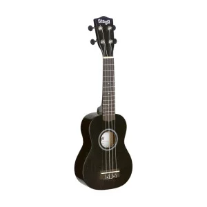 Ukulele soprano avec housse en nylon noir