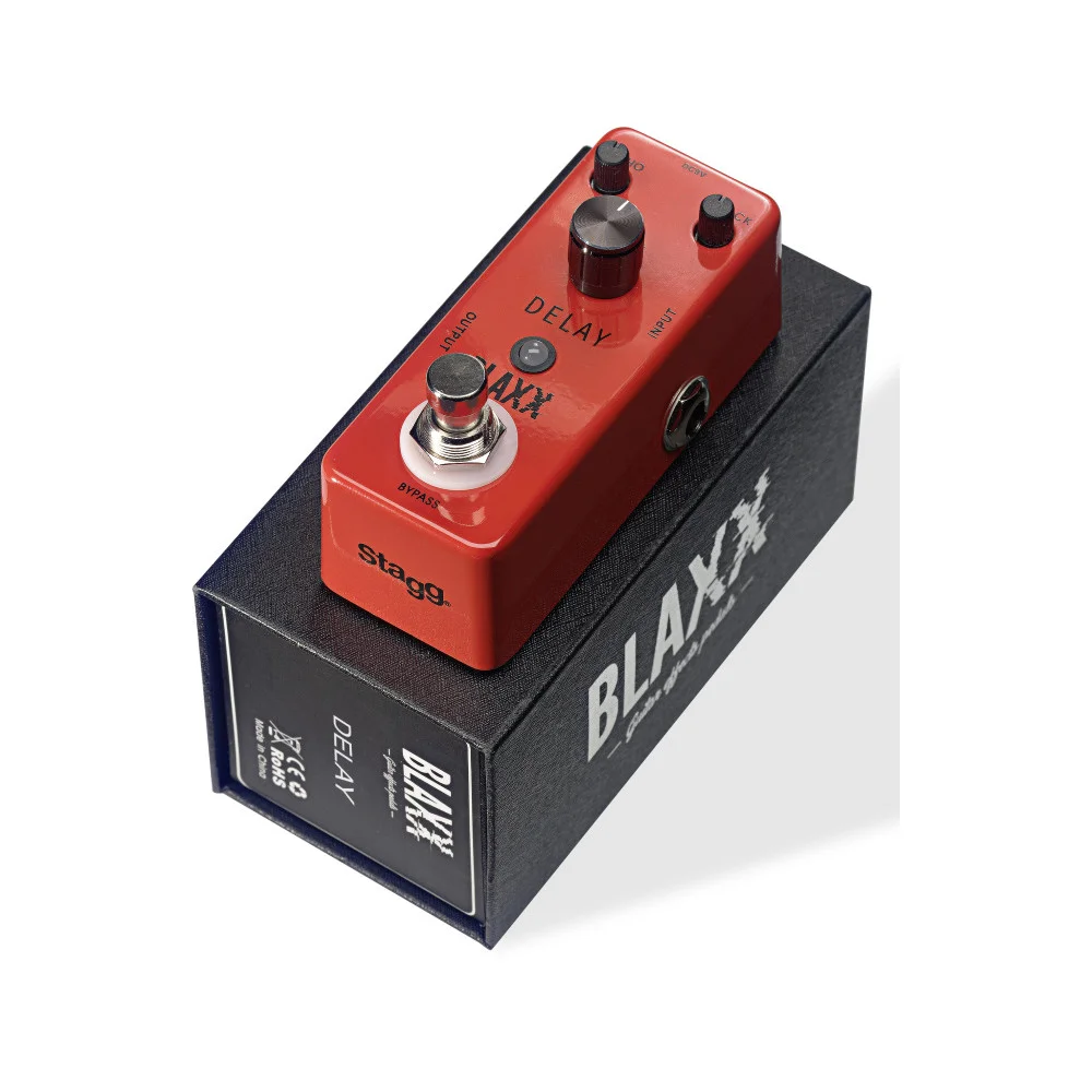 Pedal de Delay BLAXX para guitarra eléctrica - Delay True Bypass | Green Musicians