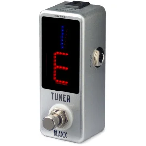 Pédale accordeur chromatique automatique BLAXX pour guitare, basse et autres instruments