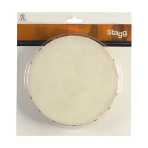 Tambour à main 8" pré-accordé en bois, peau fixe rivetée | Green Musicians