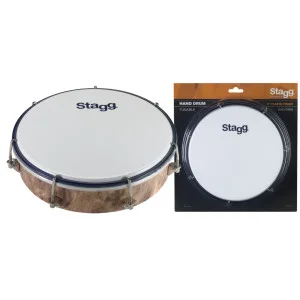 Tambor de mano ajustable de plástico 8" - Percusión ligera y ajustable | Green Musicians