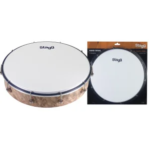 Tambor de mano ajustable de plástico 12"